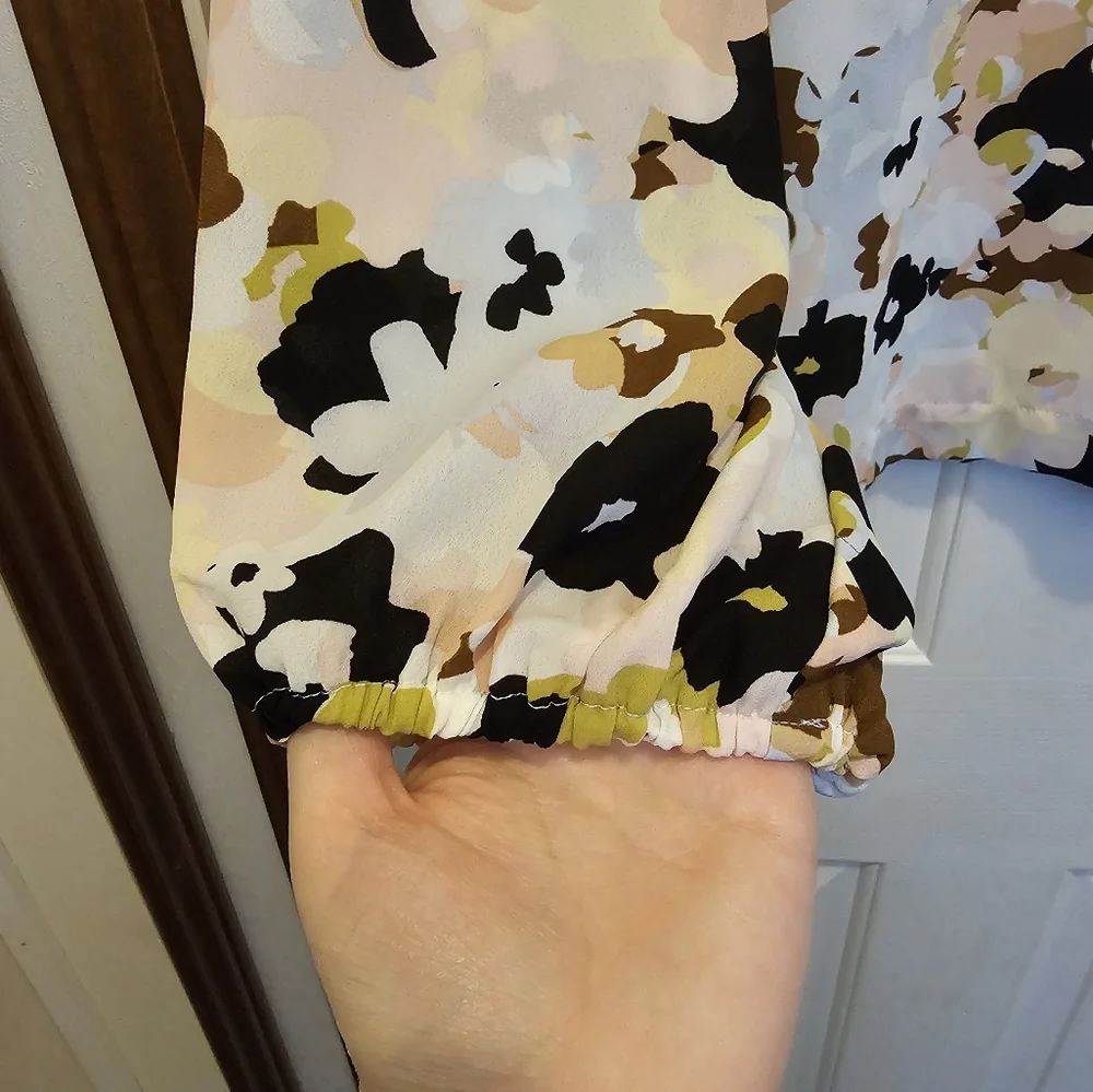 Loft Outlet Floral Print Women's Top - XL - Picture 3 of 6